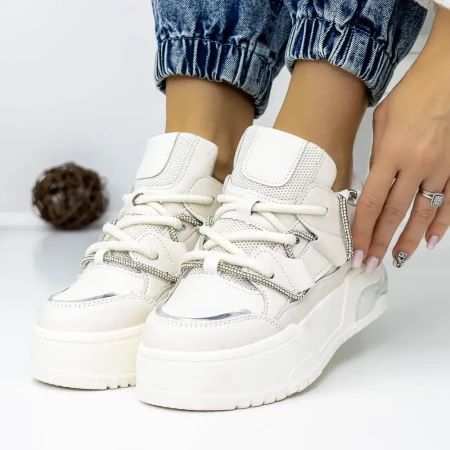 Pantofi Sport Dama 3WL159 Alb » Reina.Ro