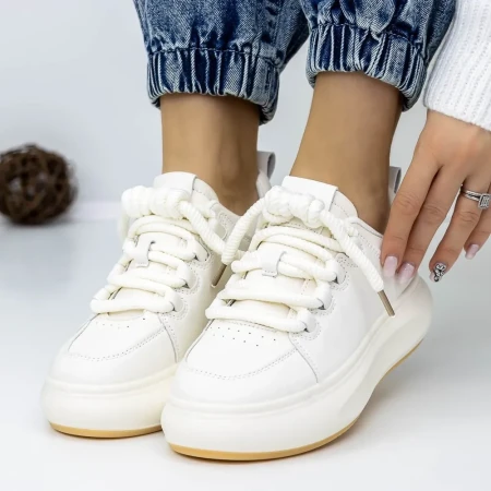 Pantofi Sport Dama 3WL151 Alb » Reina.Ro
