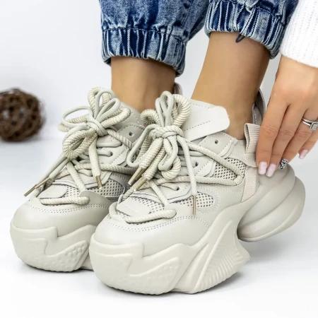 Pantofi Sport Dama 3WL155 Gri » Reina.Ro