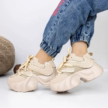 Pantofi Sport Dama 3WL82 Kaki » Reina.Ro