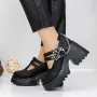 Pantofi Casual Dama 3WL95 Negru » Reina.Ro