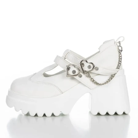 Pantofi Casual Dama 3WL95 Alb » Reina.Ro