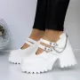 Pantofi Casual Dama 3WL95 Alb » Reina.Ro