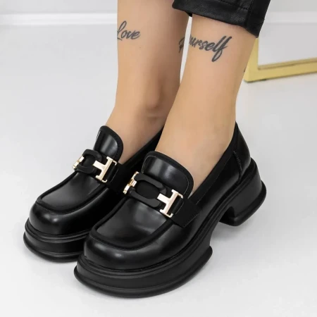 Pantofi Casual Dama 3WL139 Negru » Reina.Ro