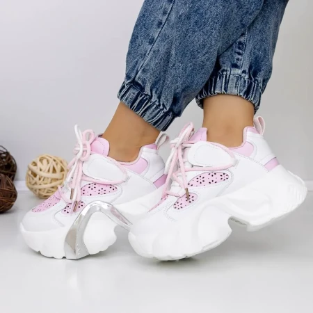 Pantofi Sport Dama 3WL117 Roz » Reina.Ro