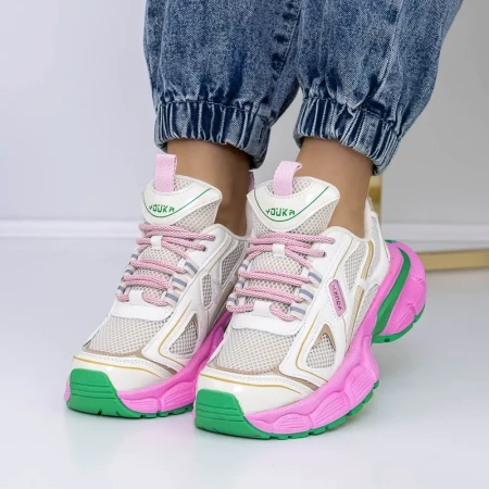 Pantofi Sport Dama 3WL112 Roz » Reina.Ro