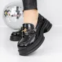 Pantofi Casual Dama 3WL136 Negru » Reina.Ro