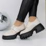 Pantofi Casual Dama 3WL173 Bej » Reina.Ro