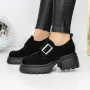 Pantofi Casual Dama 3WL173 Negru » Reina.Ro