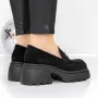 Pantofi Casual Dama 3WL175 Negru » Reina.Ro