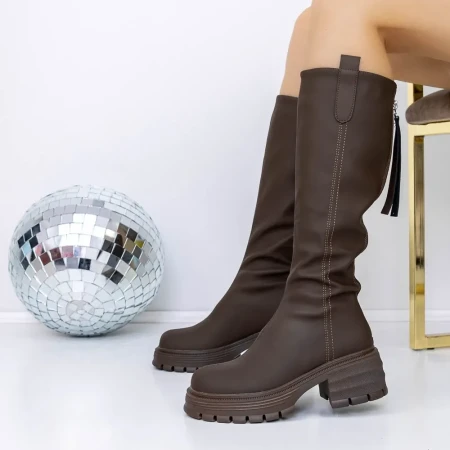 Cizme Dama 3WL182 Maro » Reina.Ro