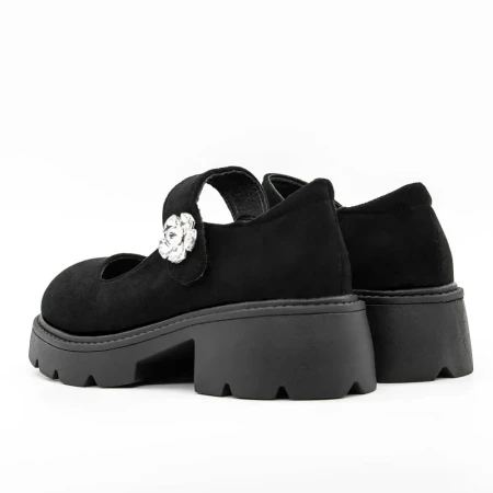 Pantofi Casual Dama 3WL192 Negru » Reina.Ro