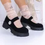 Pantofi Casual Dama 3WL192 Negru » Reina.Ro