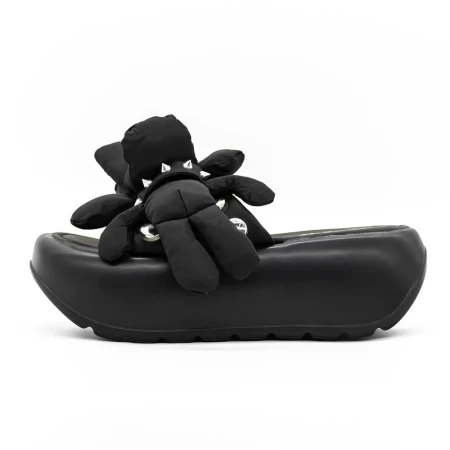 Papuci Dama cu Platforma 3WL171 Negru » Reina.Ro