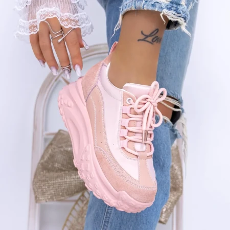 Pantofi Sport Dama 3YJA2 Roz » Reina.Ro