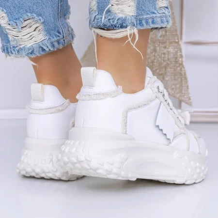 Pantofi Sport Dama 3YJA3 Bej » Reina.Ro