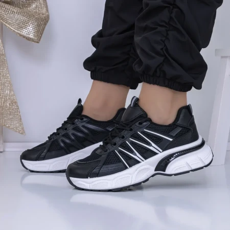 Pantofi Sport Dama 3B36 Negru » Reina.Ro