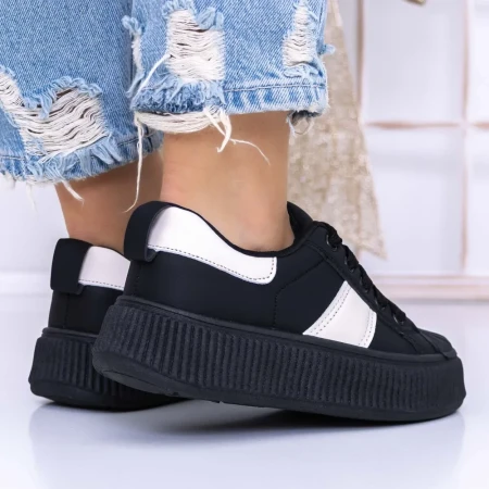 Pantofi Sport Dama 3XJ118 Negru » Reina.Ro