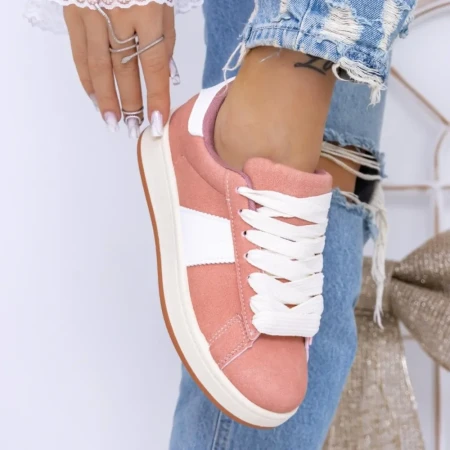 Pantofi Sport Dama 3XJ119 Roz » Reina.Ro