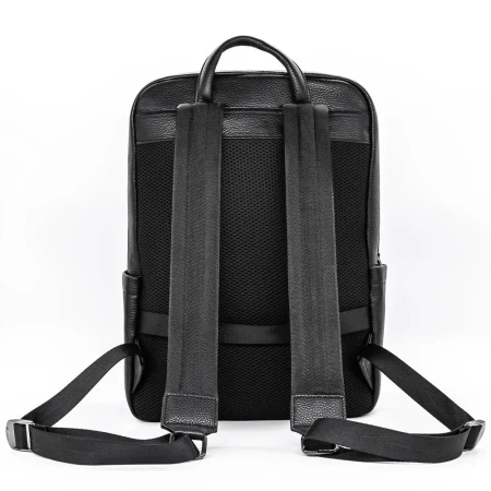 Ghiozdan Laptop din Piele Naturala 131419-132 Negru » Reina.Ro