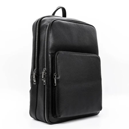 Ghiozdan Laptop din Piele Naturala 131419-37 Negru » Reina.Ro