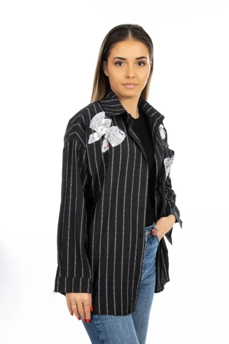 Camasa Dama C9668 Negru » Reina.Ro