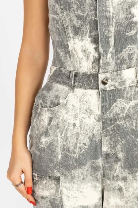 Salopeta Dama TR346 Gri » Reina.Ro