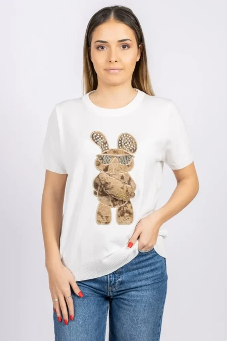 Bluza Dama VMC5520 Alb » Reina.Ro