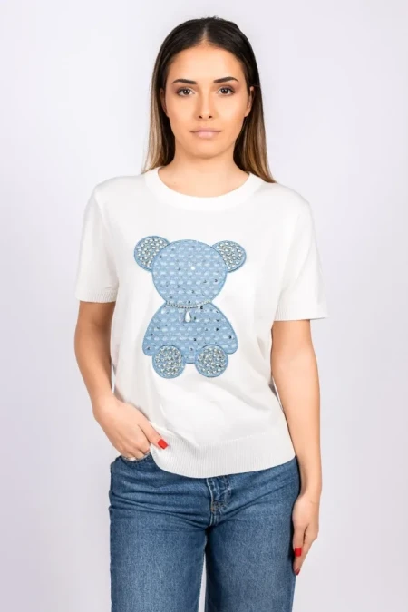 Bluza Dama VMC5538 Alb » Reina.Ro