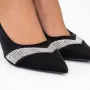 Pantofi cu Toc subtire 3XKK67 Negru » Reina.Ro