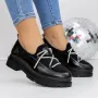 Pantofi Casual Dama 30P6 Negru » Reina.Ro