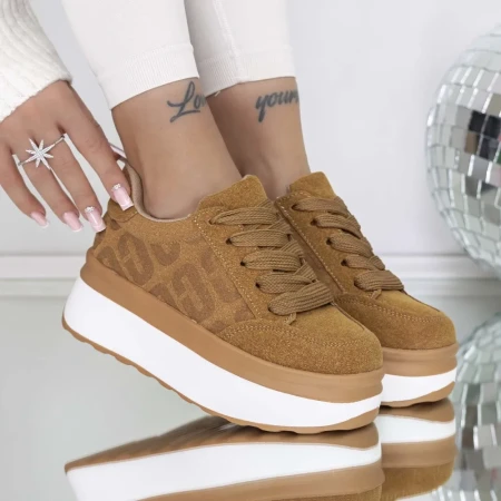 Pantofi Sport Dama 3WL198 Galben » Reina.Ro