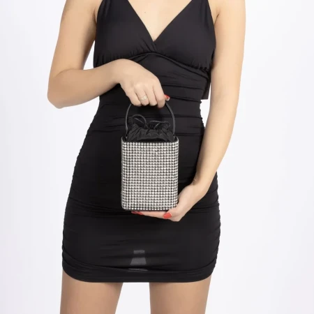 Geanta Dama A01 Argintiu » Reina.Ro