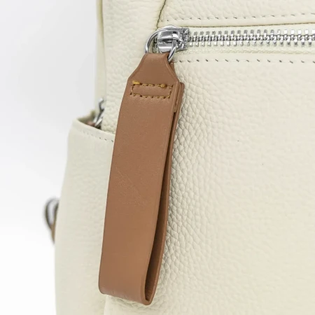 Rucsac Dama din Piele Naturala 79717 Crem » Reina.Ro