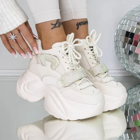 Ghete Dama 3SJN27 Bej » Reina.Ro