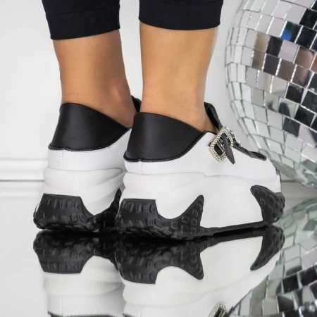 Pantofi Sport Dama cu Platforma 3WL80 Negru » Reina.Ro