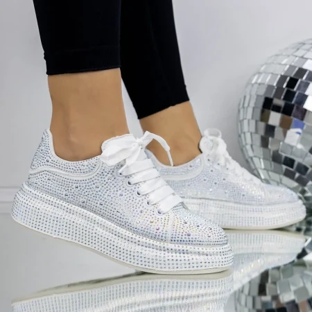 Pantofi Sport Dama 3WL200 Alb » Reina.Ro