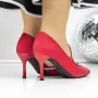 Pantofi Stiletto 3XKK61 Rosu » Reina.Ro