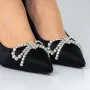 Pantofi cu Toc gros 3XKK71 Negru » Reina.Ro