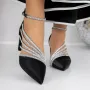 Pantofi cu Toc gros 3XKK102 Negru » Reina.Ro