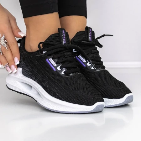 Pantofi Sport Dama 3YAN5 Negru » Reina.Ro