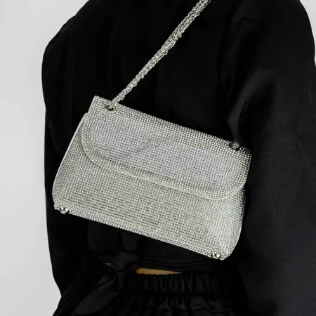 Geanta Dama M00975 Argintiu » Reina.Ro