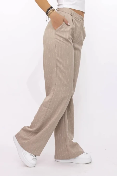 Pantaloni Dama 6239-24 Bej Deschis » Reina.Ro