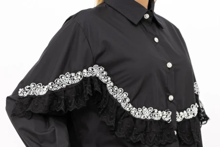 Camasa Dama 9667 Negru » Reina.Ro