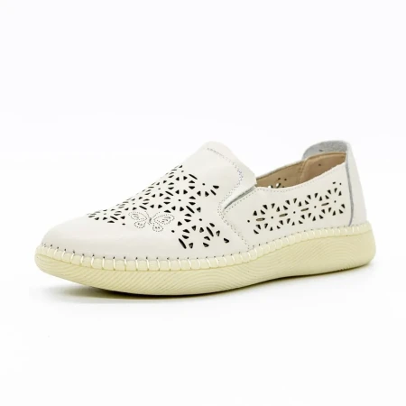 Pantofi Casual Dama 991-1 Crem » Reina.Ro