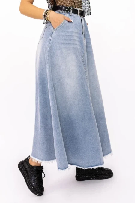 Fusta Dama MC7592 Albastru deschis » Reina.Ro