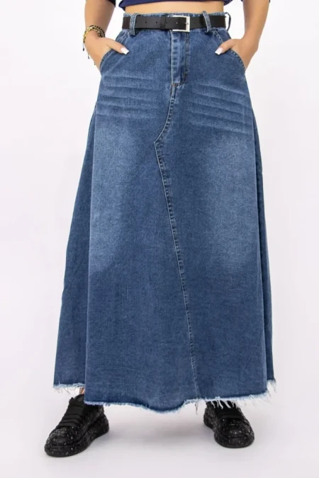 Fusta Dama MC7592 Albastru Inchis » Reina.Ro