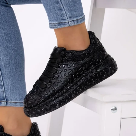 Pantofi Sport Dama 3JF25 Negru » Reina.Ro