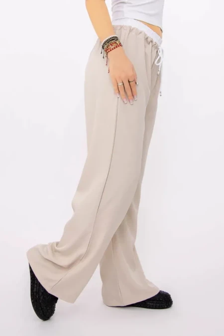 Pantaloni Dama 3297 Bej » Reina.Ro