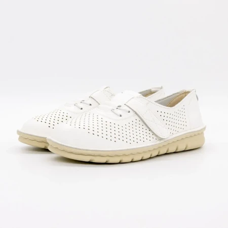 Pantofi Casual Dama H10-2 Alb » Reina.Ro